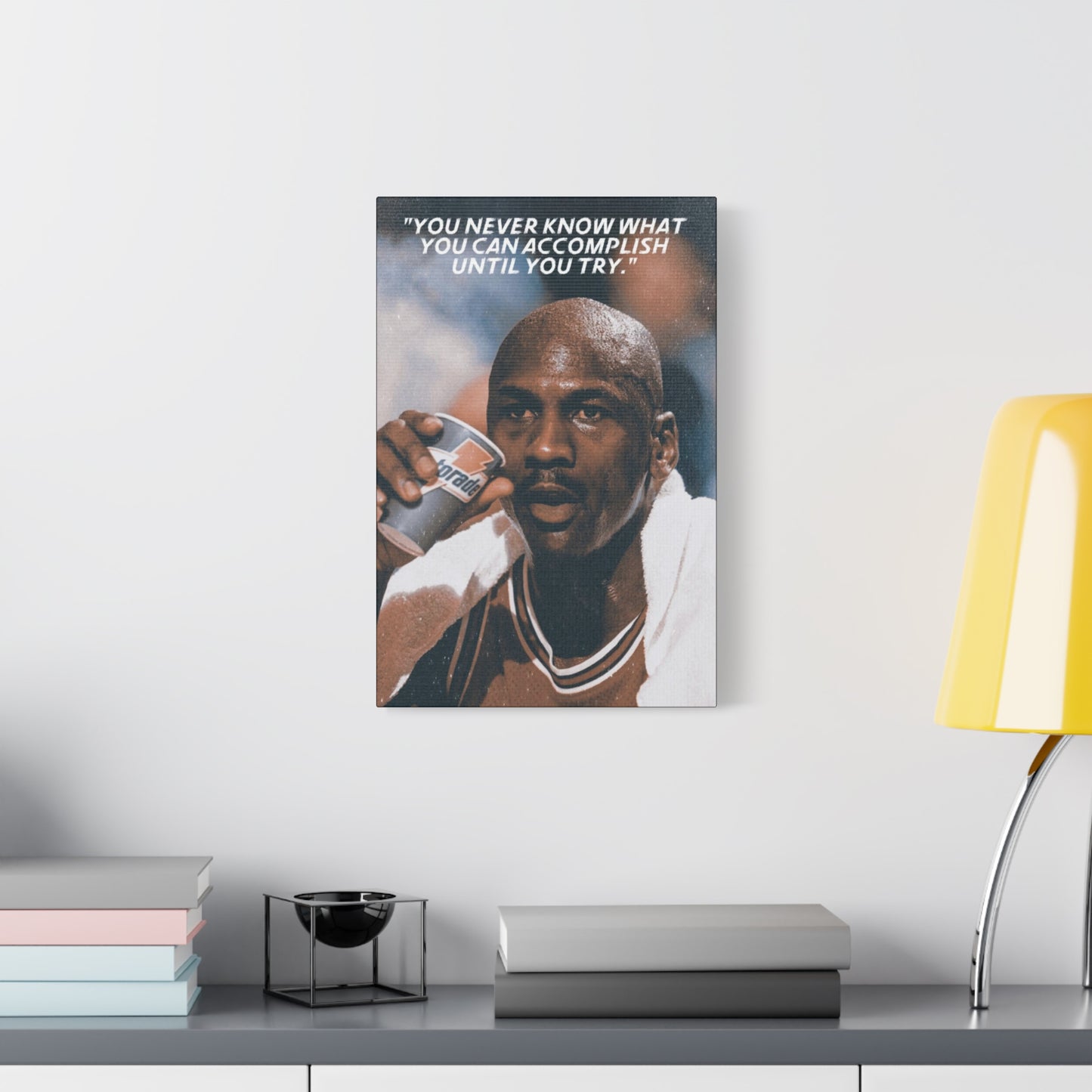 Michael Jordan Motivational Canvas