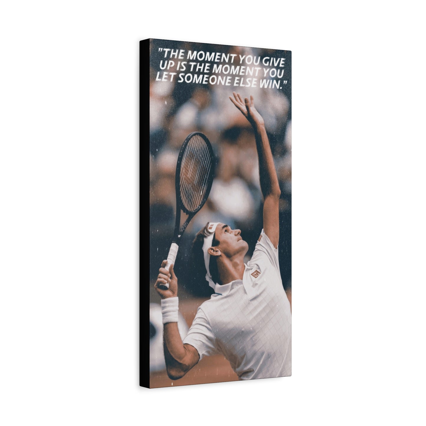 Roger Federer Motivational Canvas