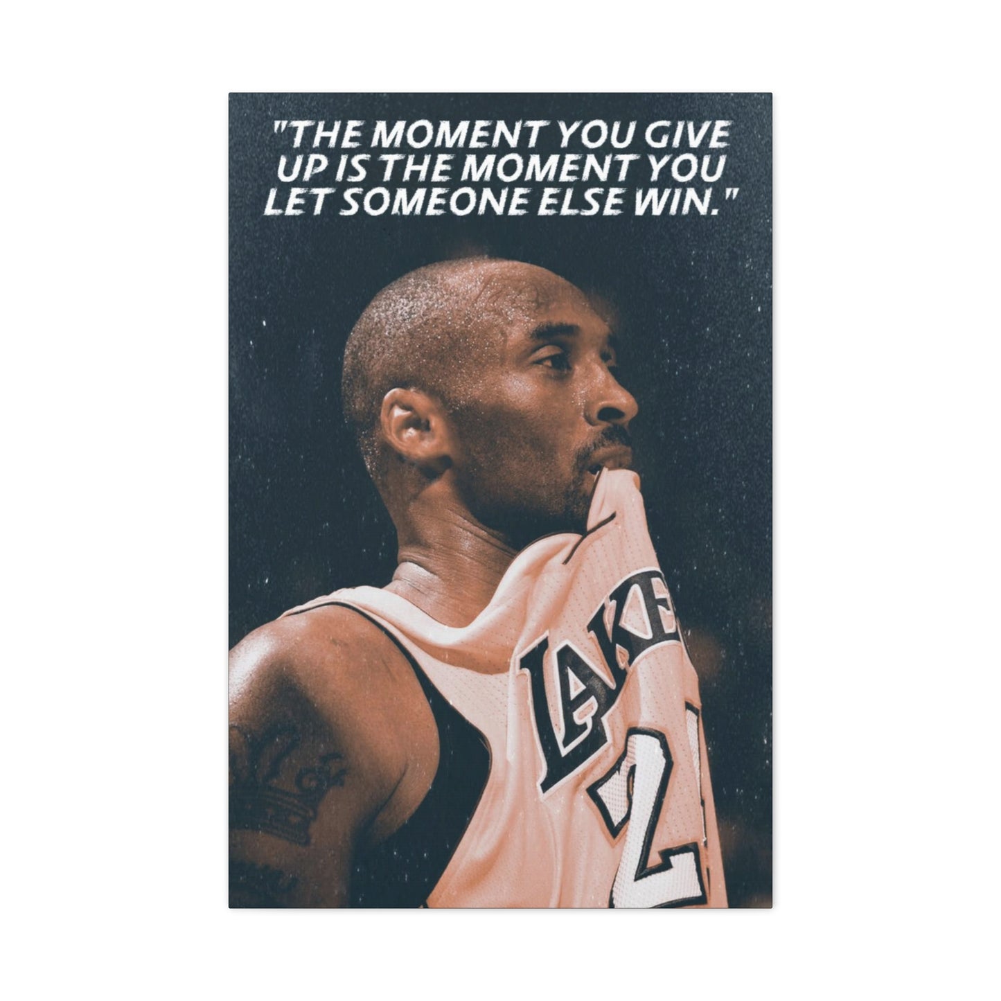 Kobe Bryant Motivational Canvas