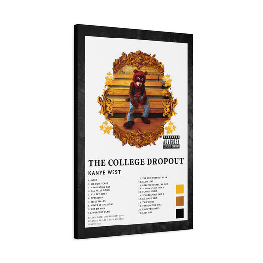 Kanye West Album Cover Canvas - The College Dropout