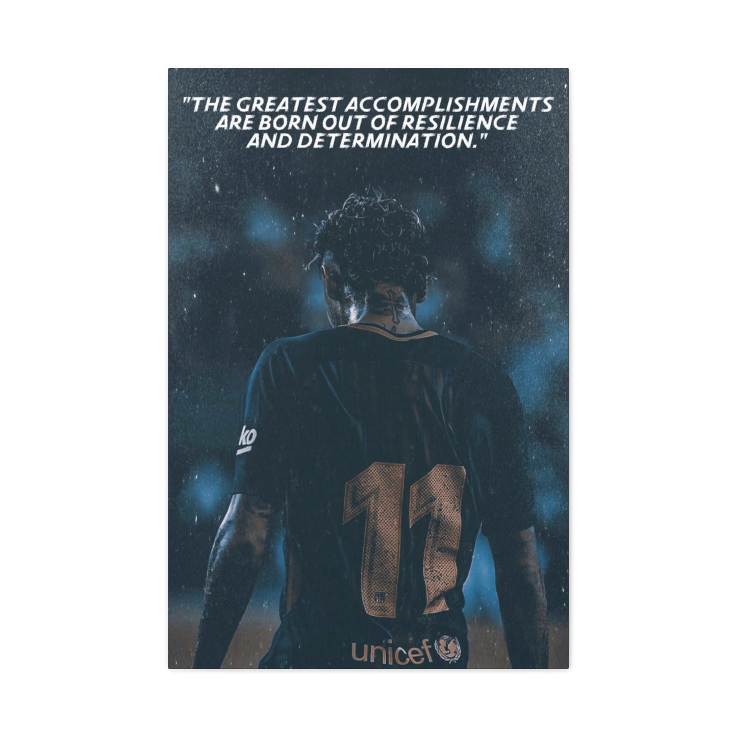 Neymar Motivational Canvas