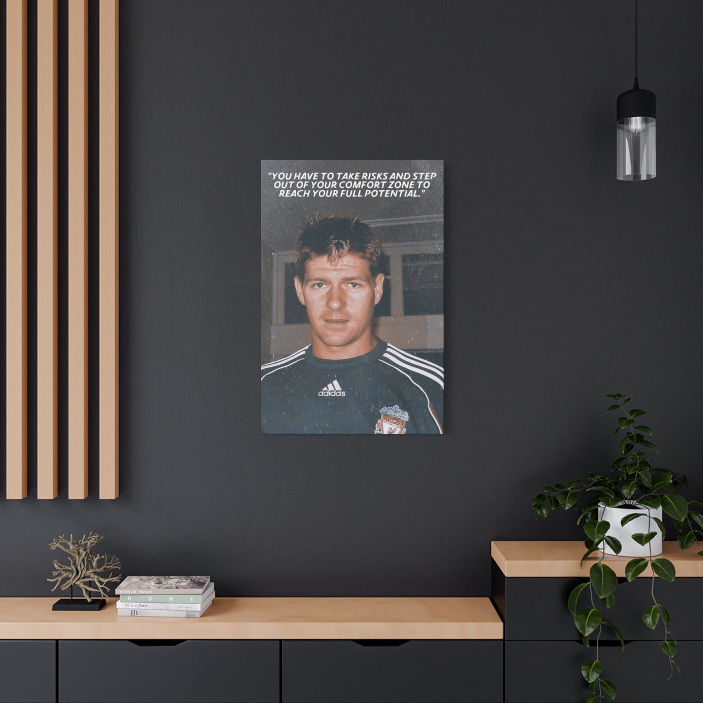 Steven Gerrard Motivational Canvas