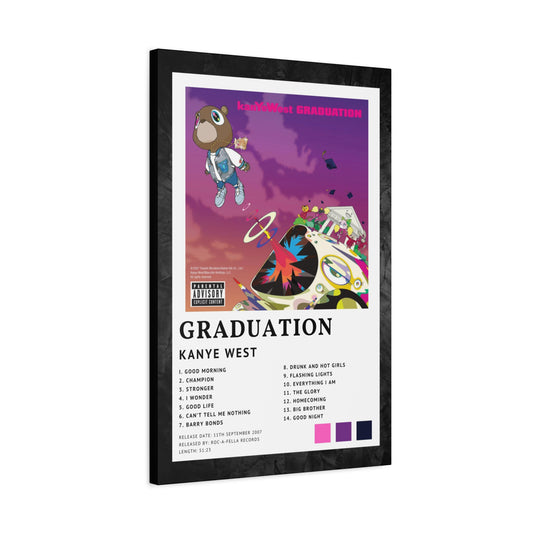 Kanye West Album Cover Canvas - Graduation