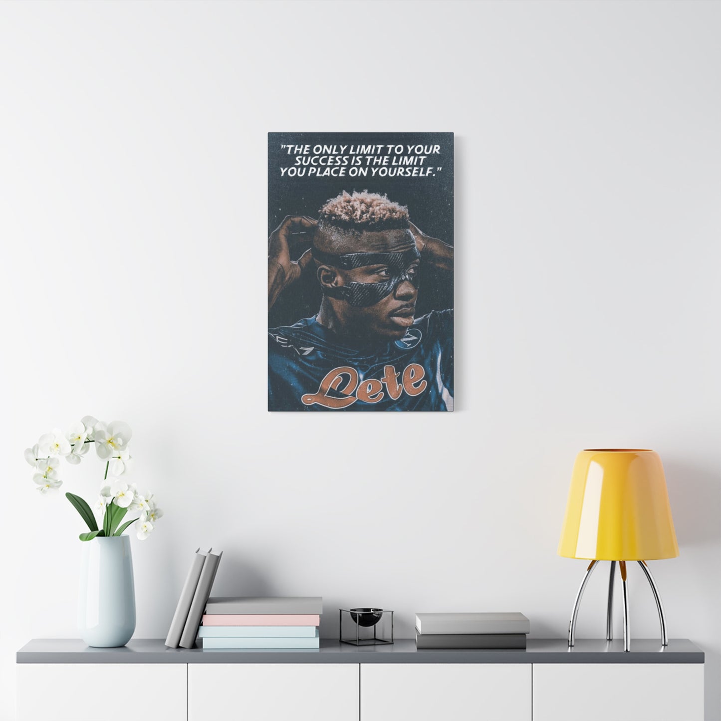 Victor Osimhen Motivational Canvas