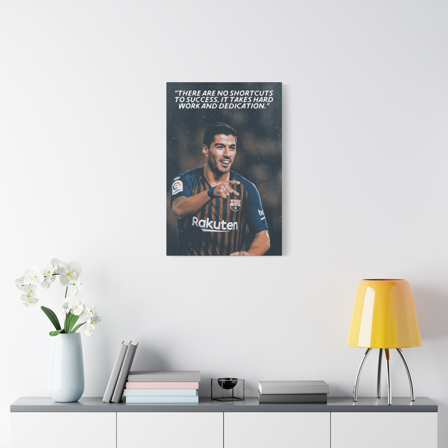 Luis Suarez Motivational Canvas
