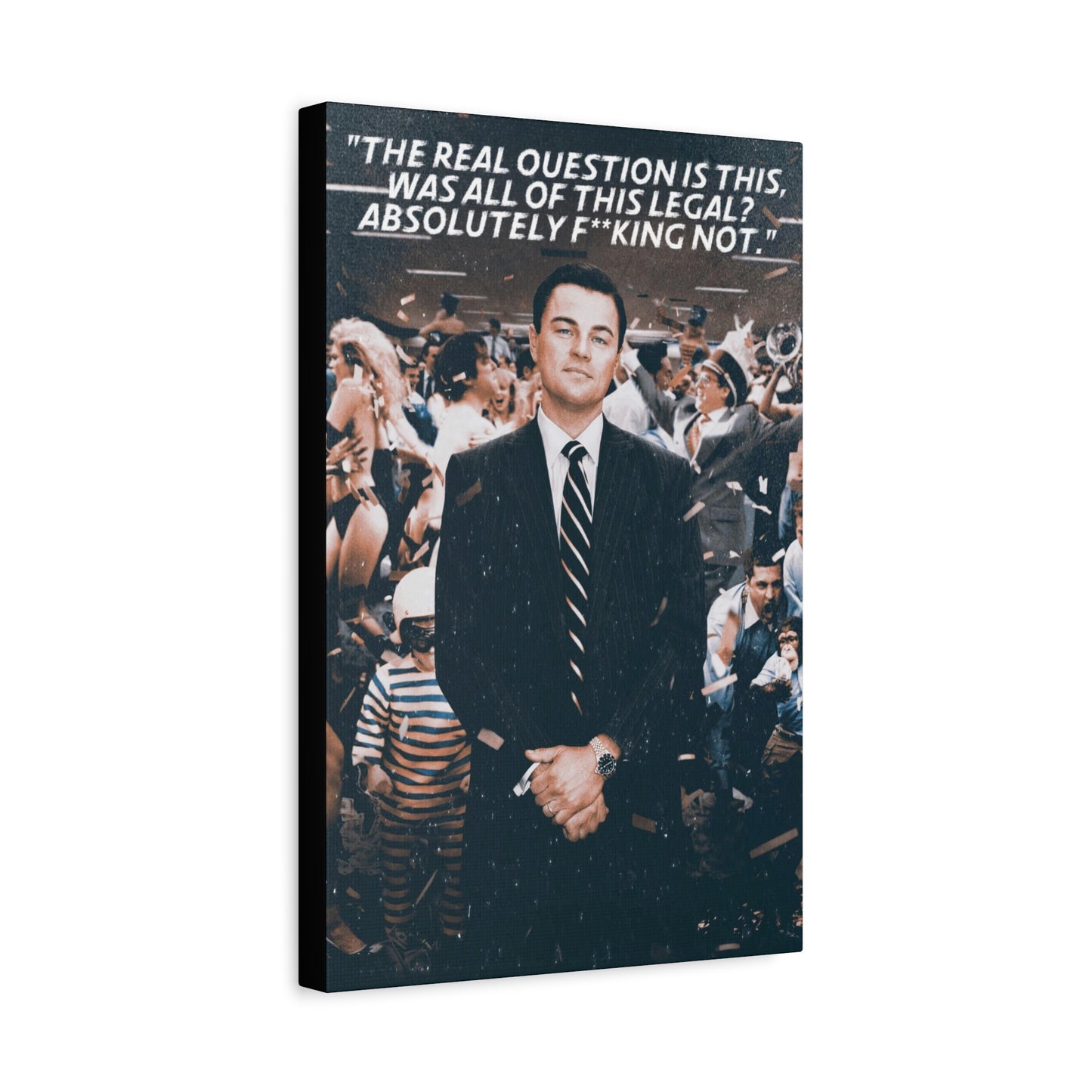 The Wolf Of Wall Street Motivational Canvas