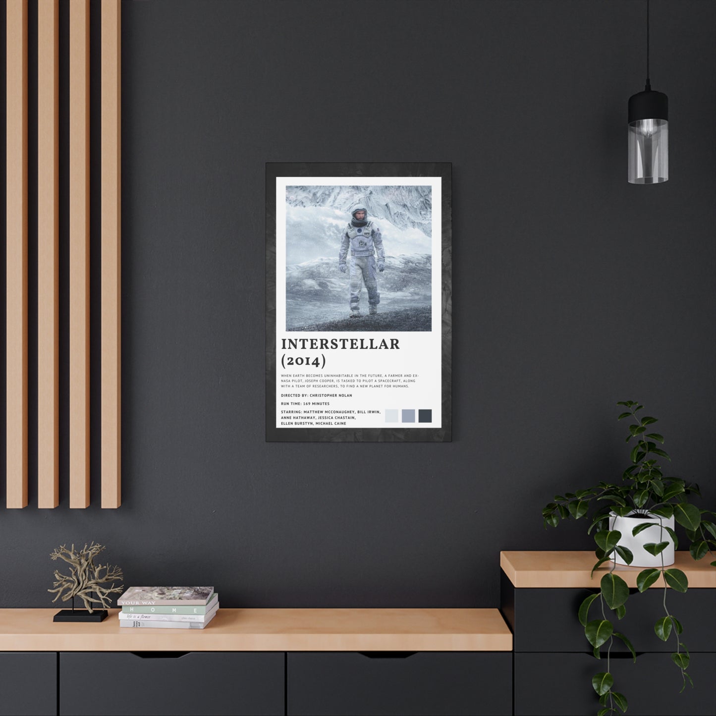 Interstellar Movie Cover Canvas