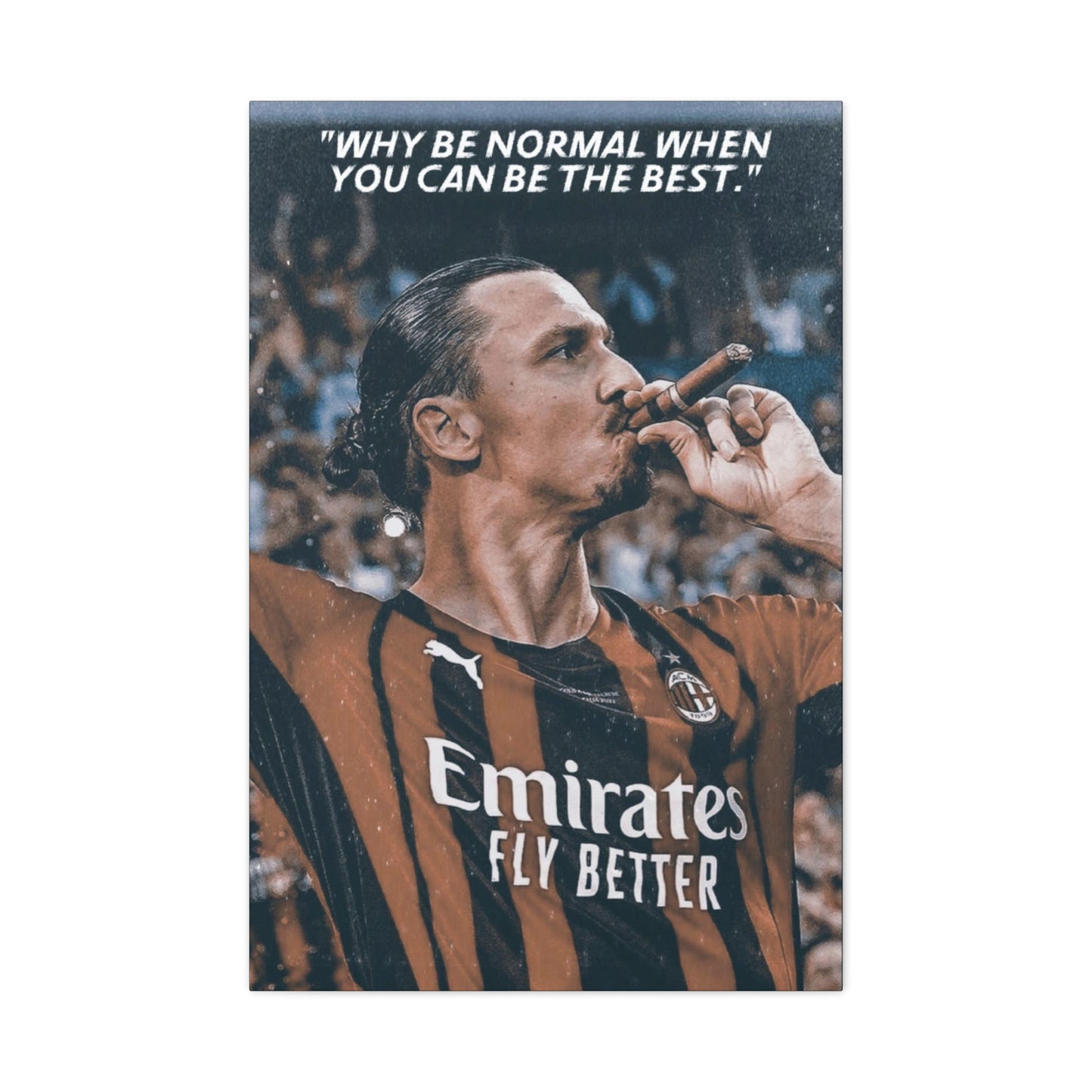Zlatan Ibrahimovic Motivational Canvas