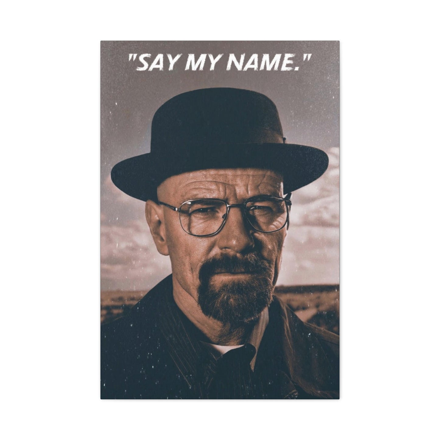 Walter White Motivational Canvas