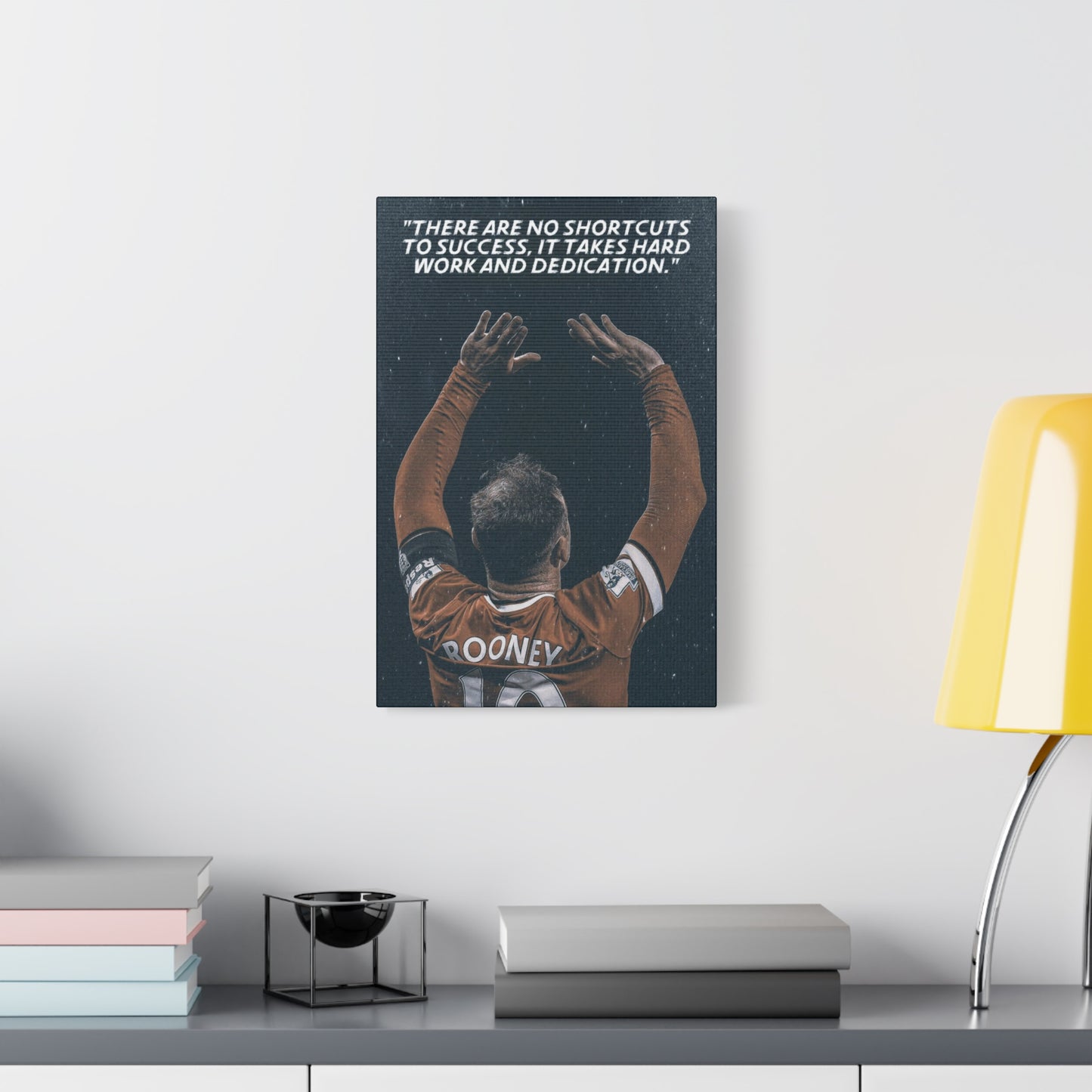 Wayne Rooney Motivational Canvas