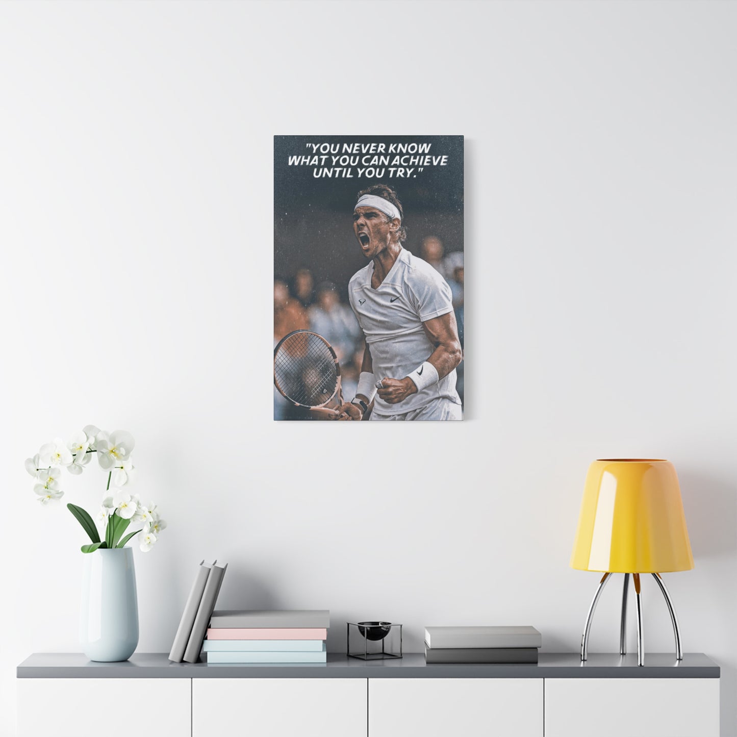 Rafael Nadal Motivational Canvas