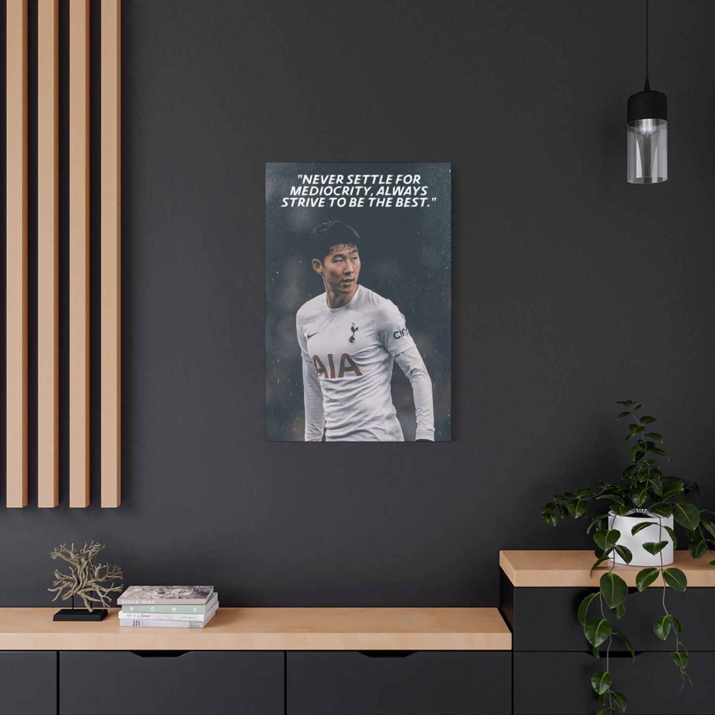 Heung Min Son Motivational Canvas