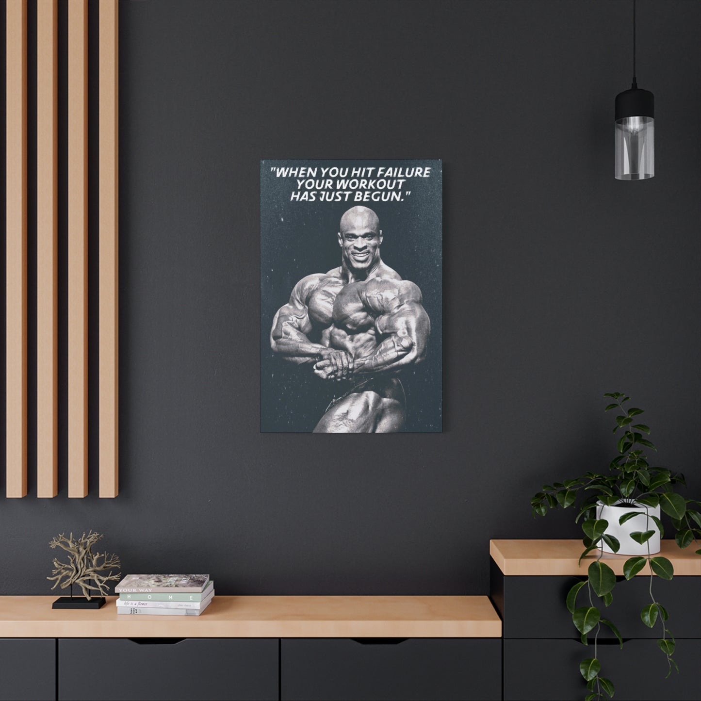 Ronnie Coleman Motivational Canvas