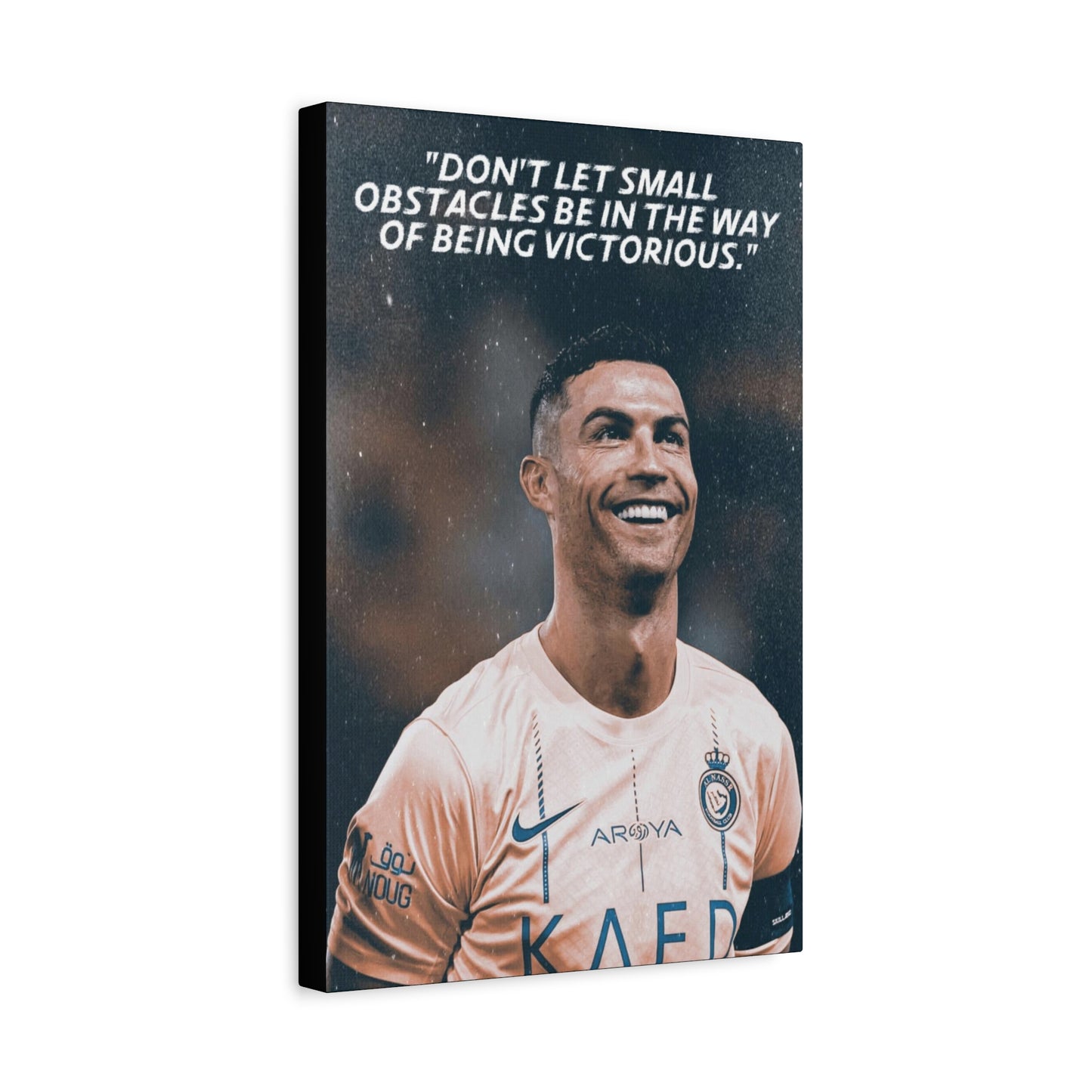 Cristiano Ronaldo Motivational Canvas