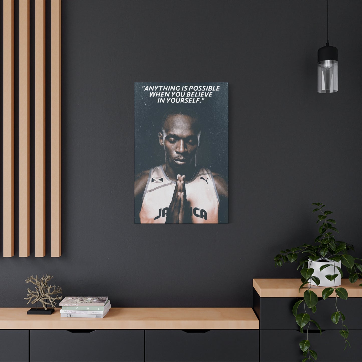Usain Bolt Motivational Canvas
