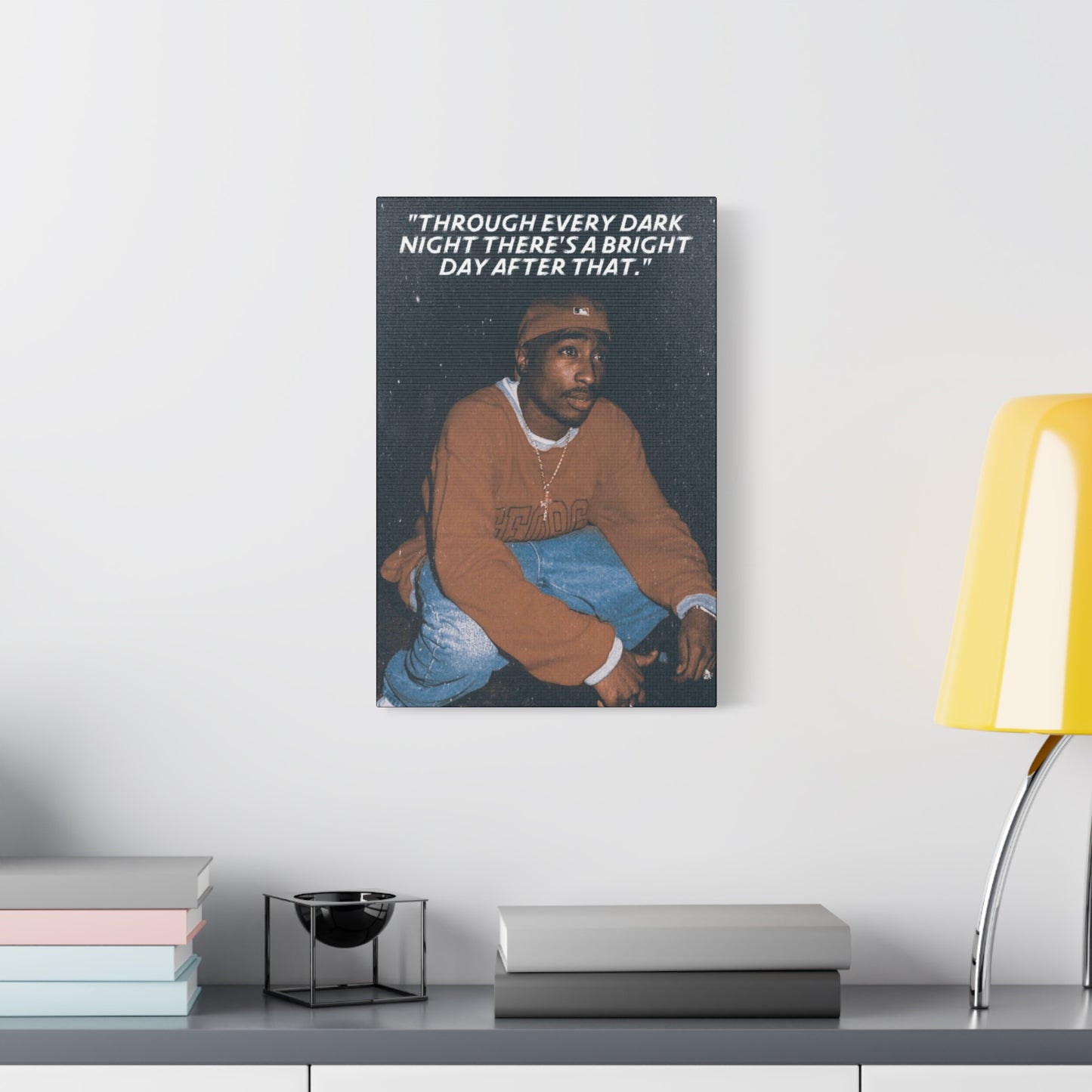Tupac Shakur Motivational Canvas