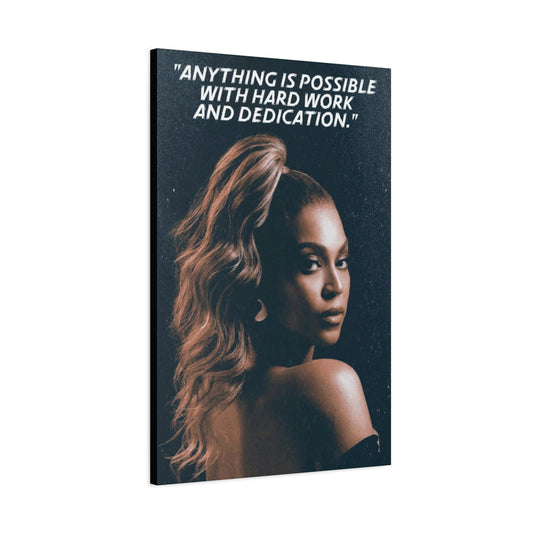 Beyonce Motivational Canvas