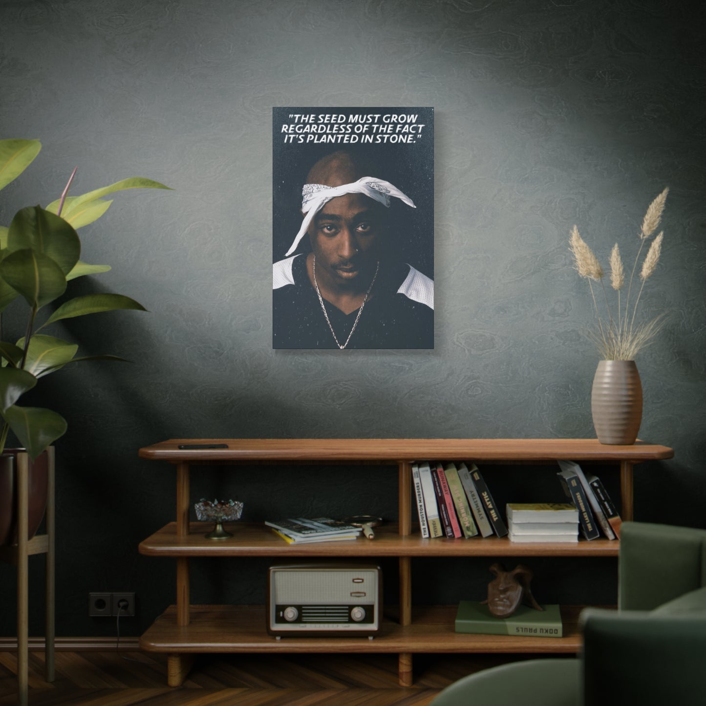 Tupac Shakur Motivational Canvas