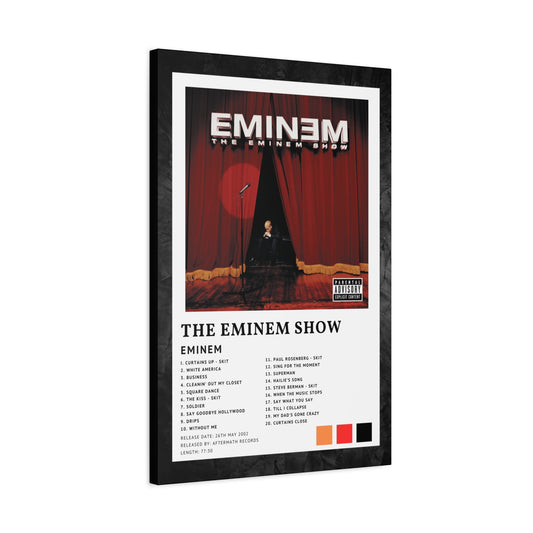 Eminem Album Cover Canvas - The Eminem Show