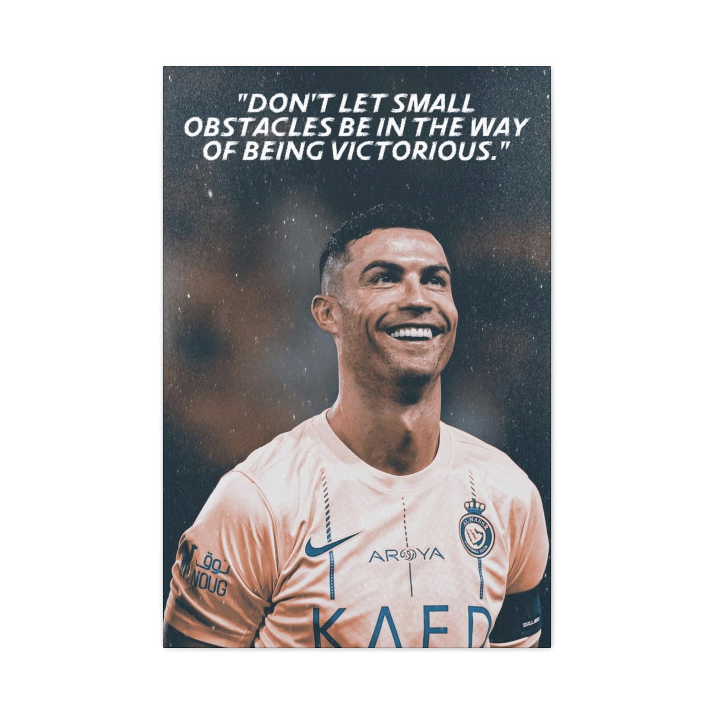 Cristiano Ronaldo Motivational Canvas