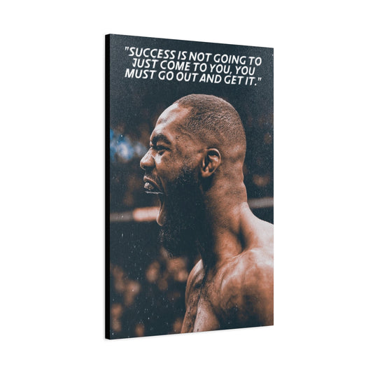 Jon Jones Motivational Canvas