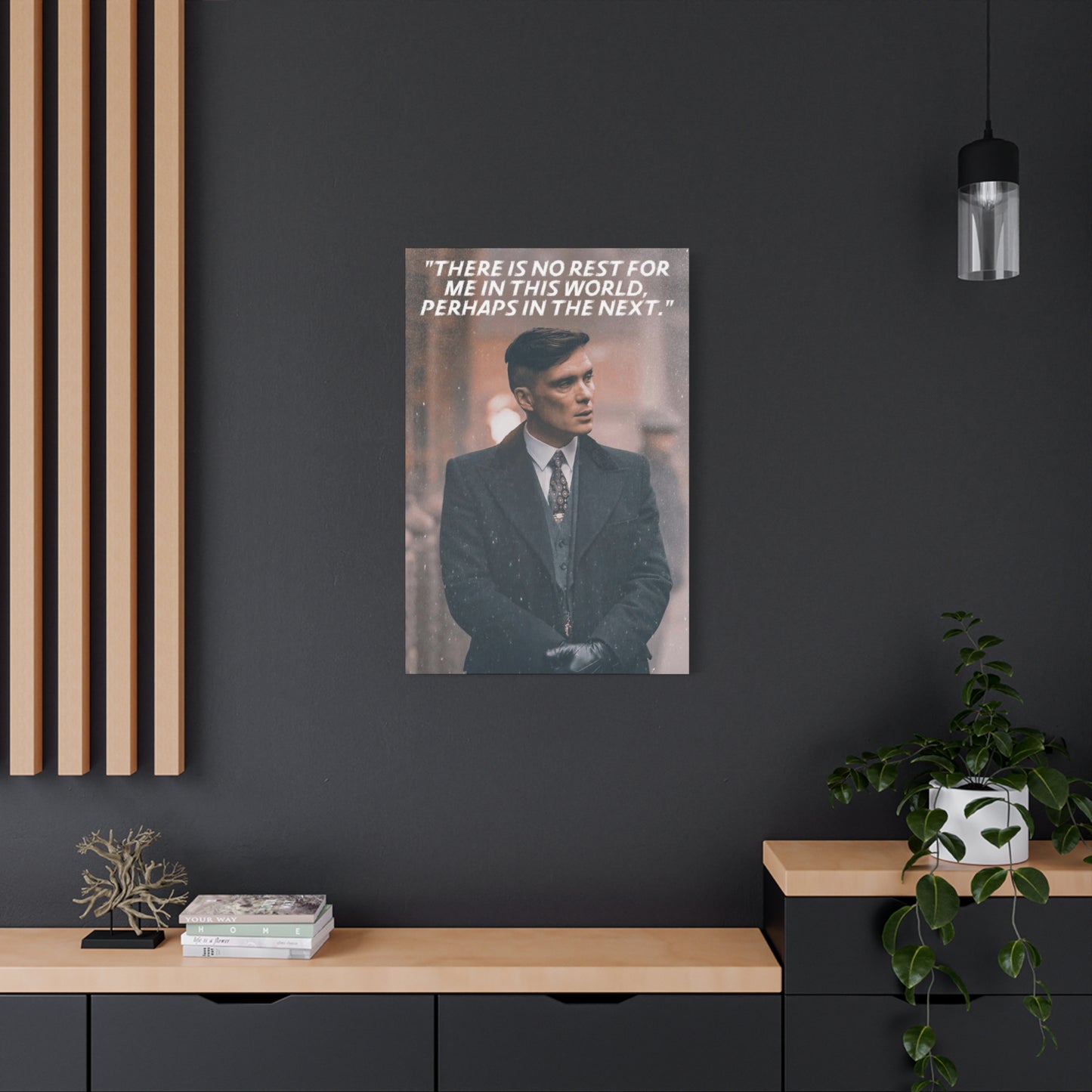 Tommy Shelby Motivational Canvas