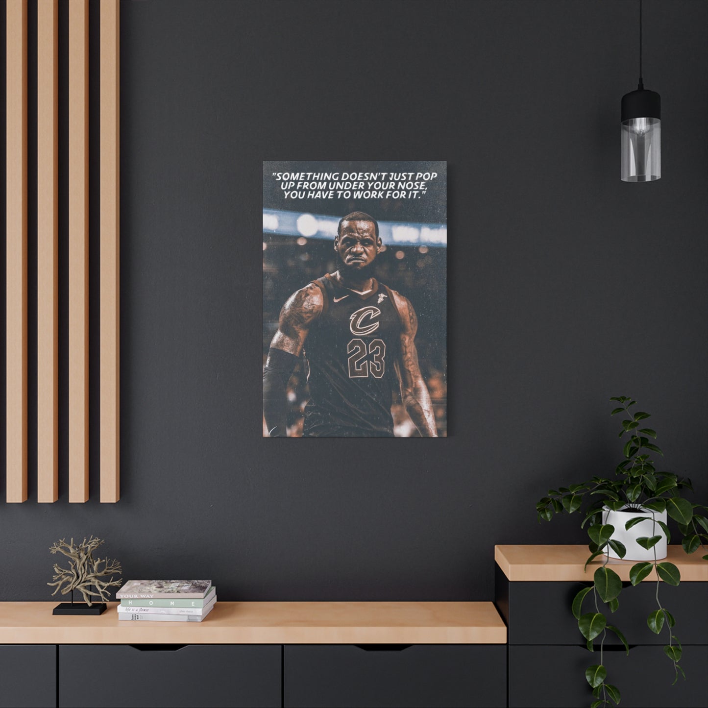 LeBron James Motivational Canvas