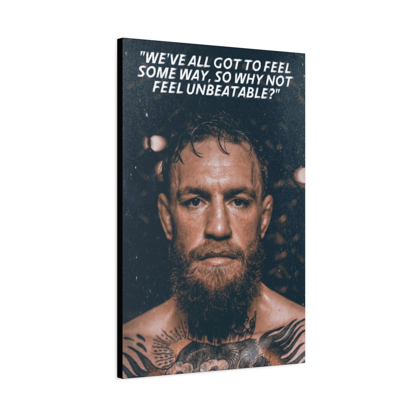 Conor McGregor Motivational Canvas