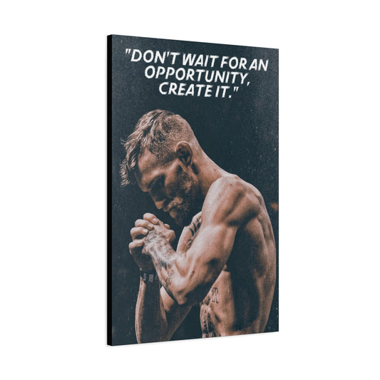 Conor McGregor Motivational Canvas