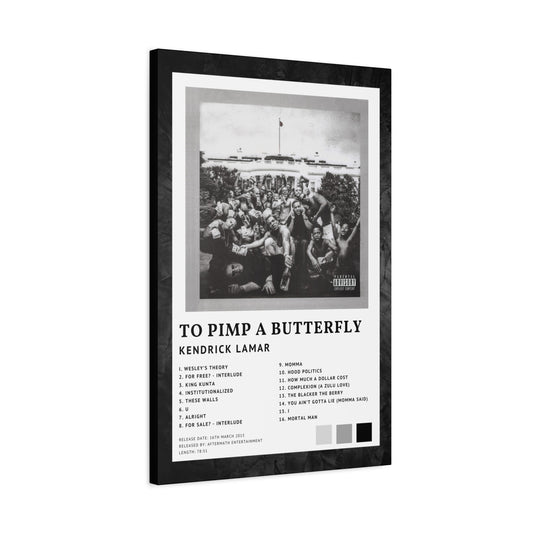 Kendrick Lamar Album Cover Canvas - To Pimp A Butterfly