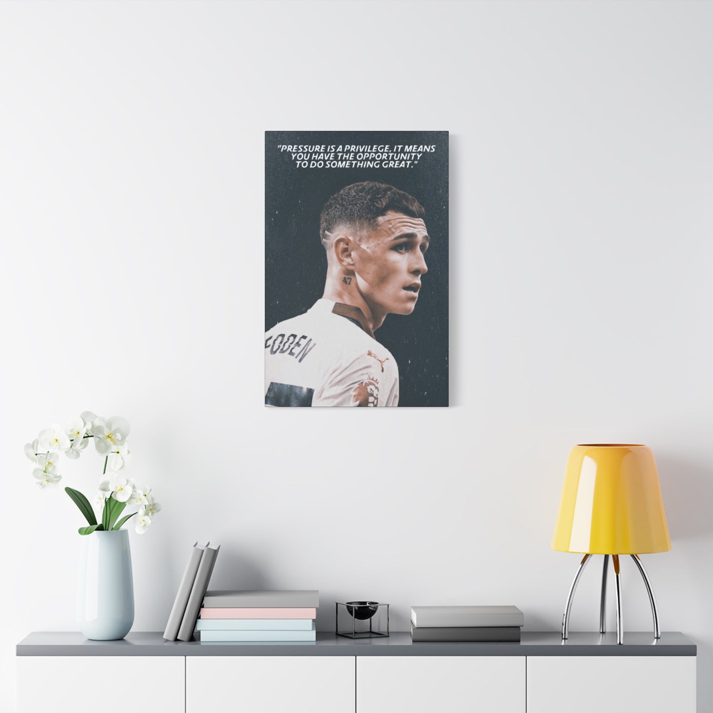 Phil Foden Motivational Canvas
