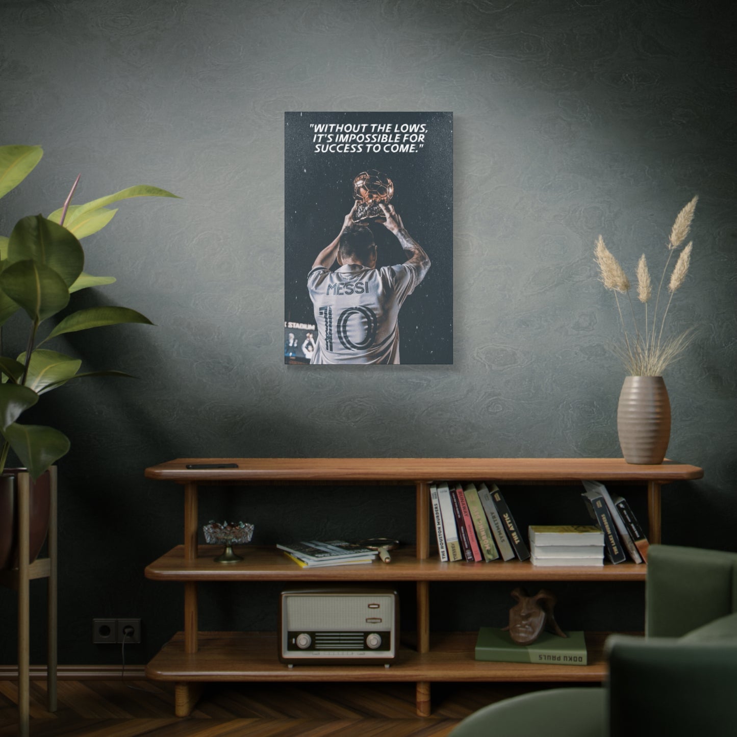 Lionel Messi Motivational Canvas