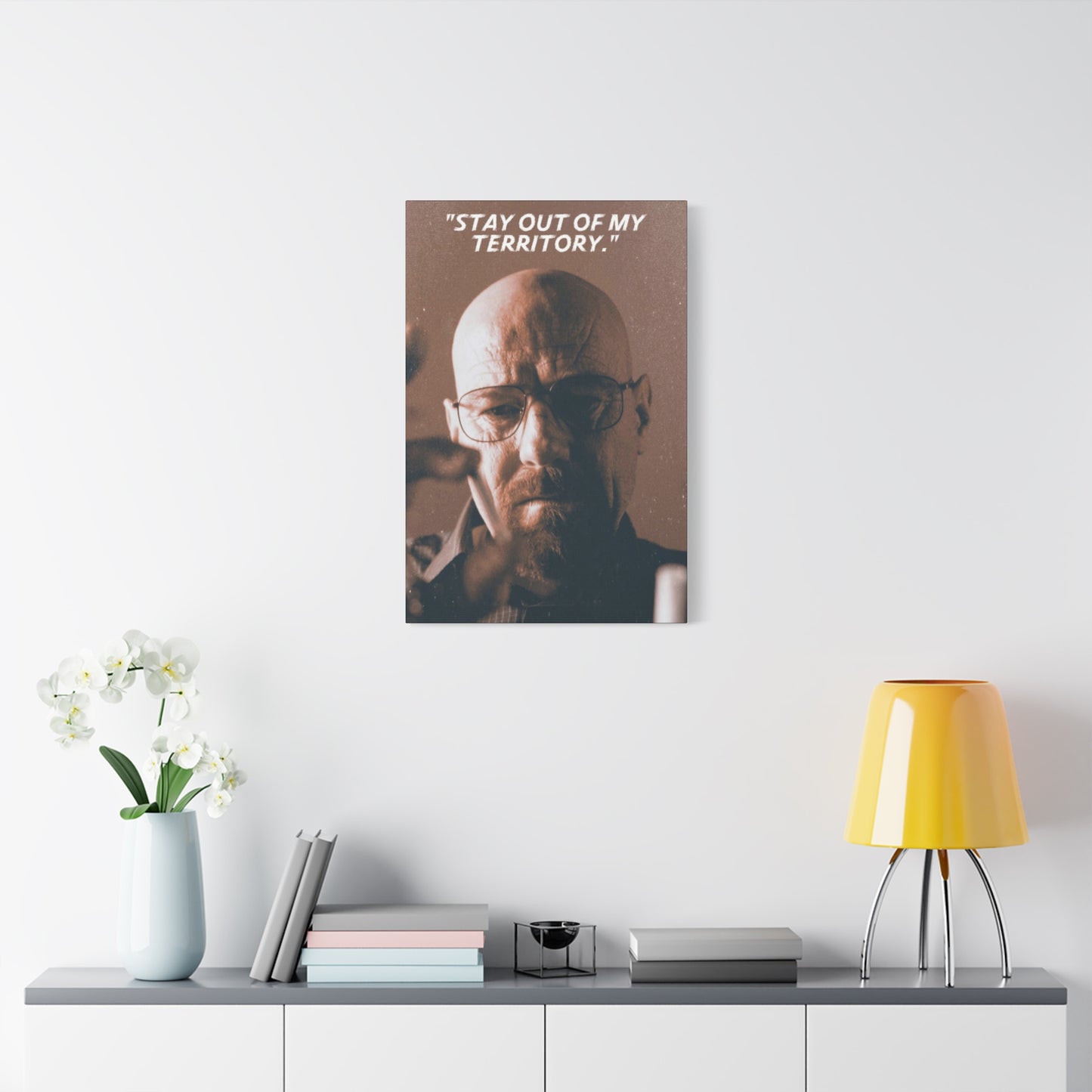 Walter White Motivational Canvas
