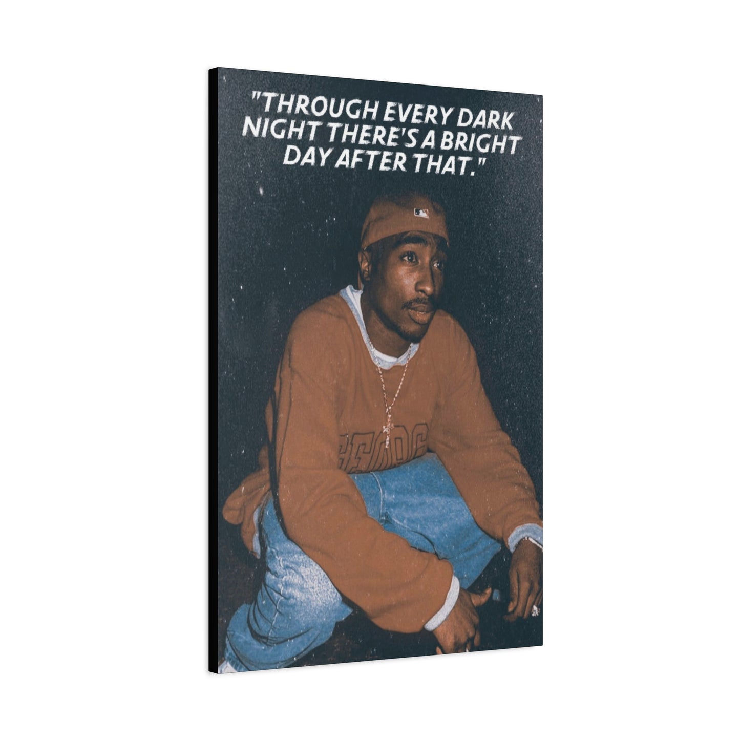 Tupac Shakur Motivational Canvas