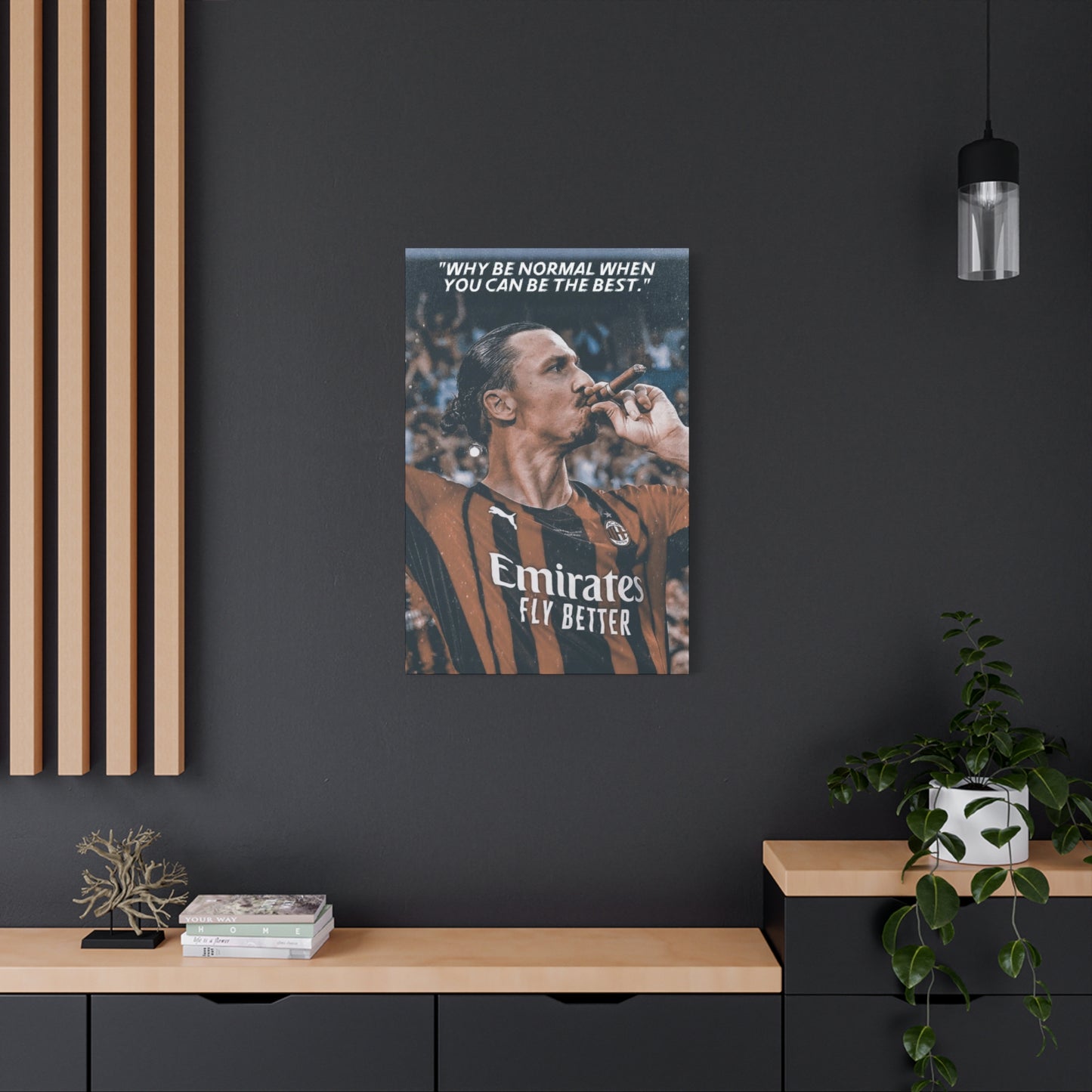 Zlatan Ibrahimovic Motivational Canvas