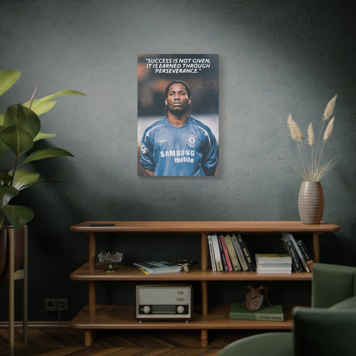 Didier Drogba Motivational Canvas