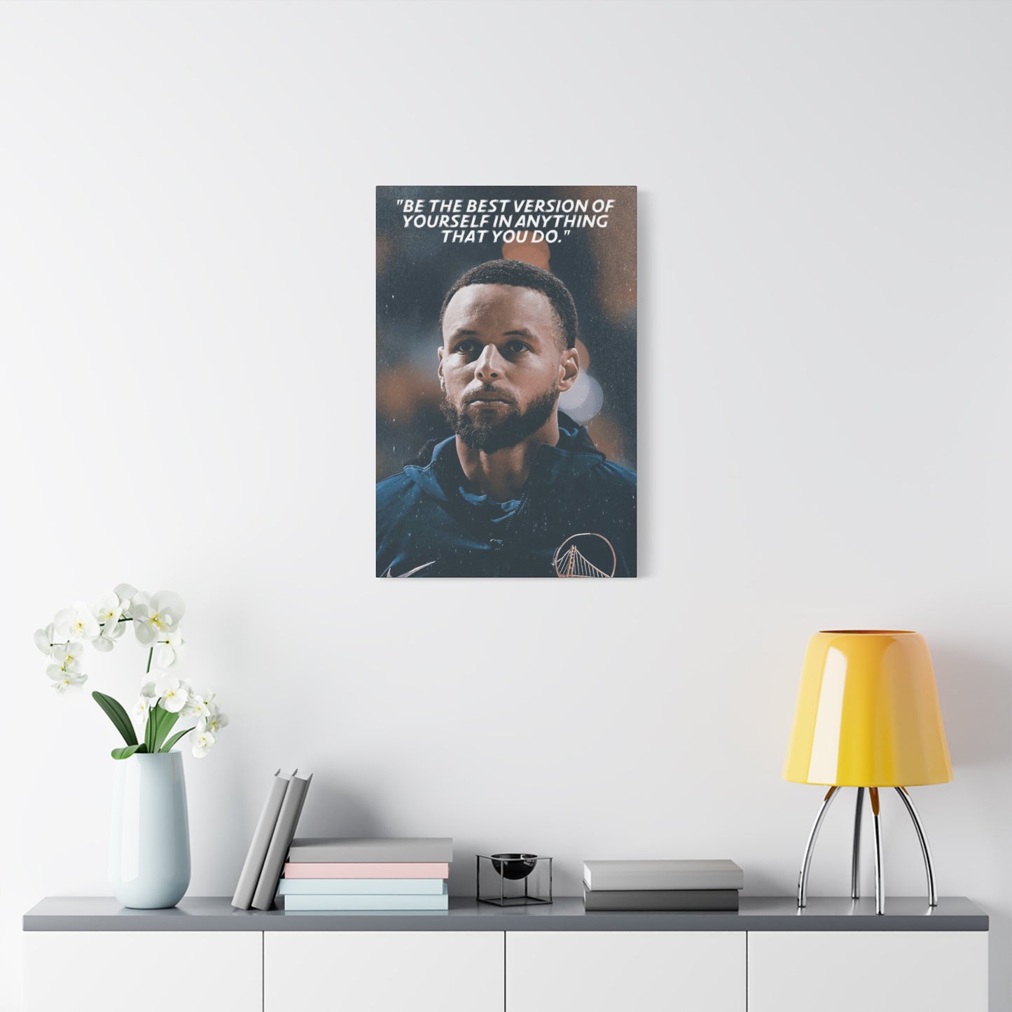 Steph Curry Motivational Canvas
