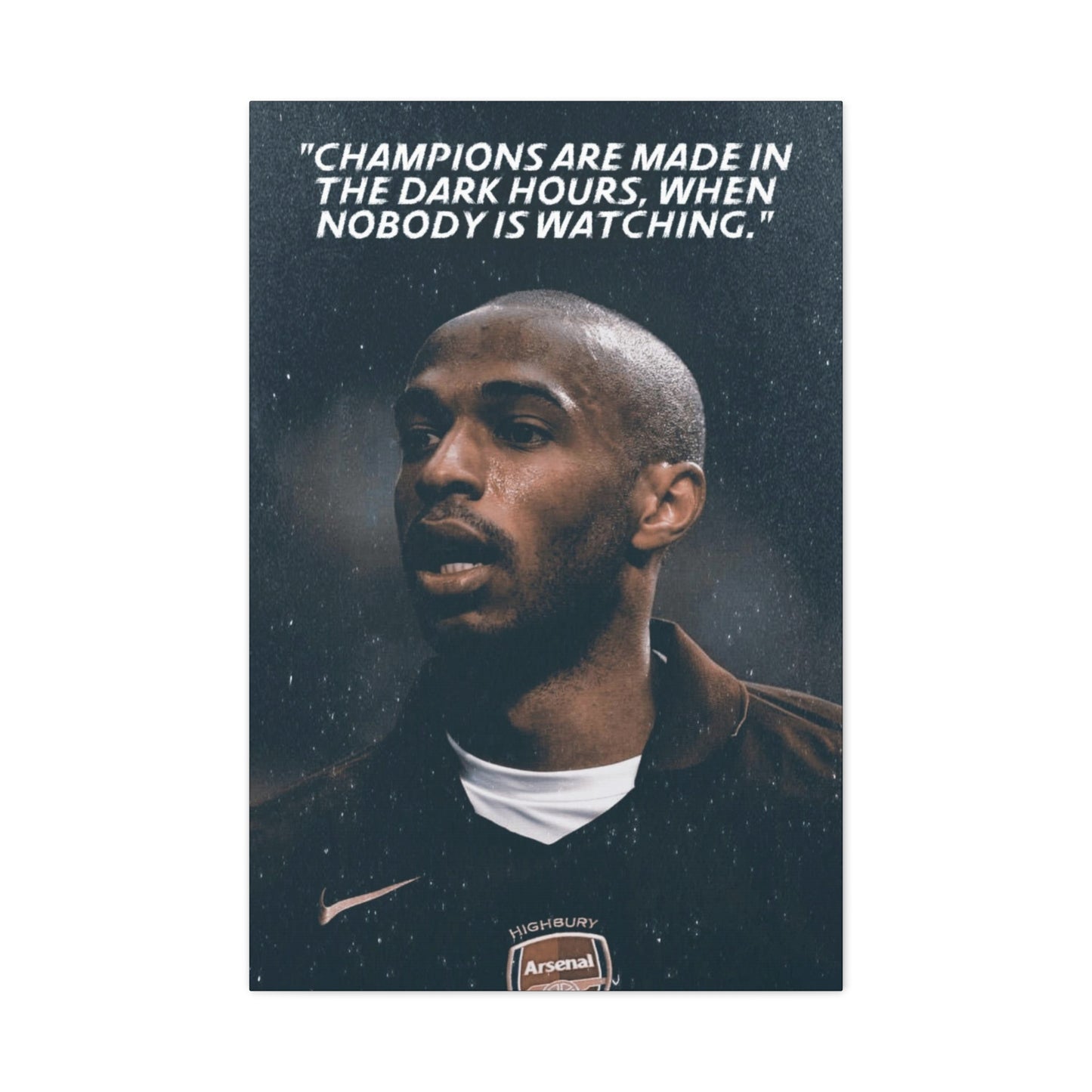 Thierry Henry Motivational Canvas