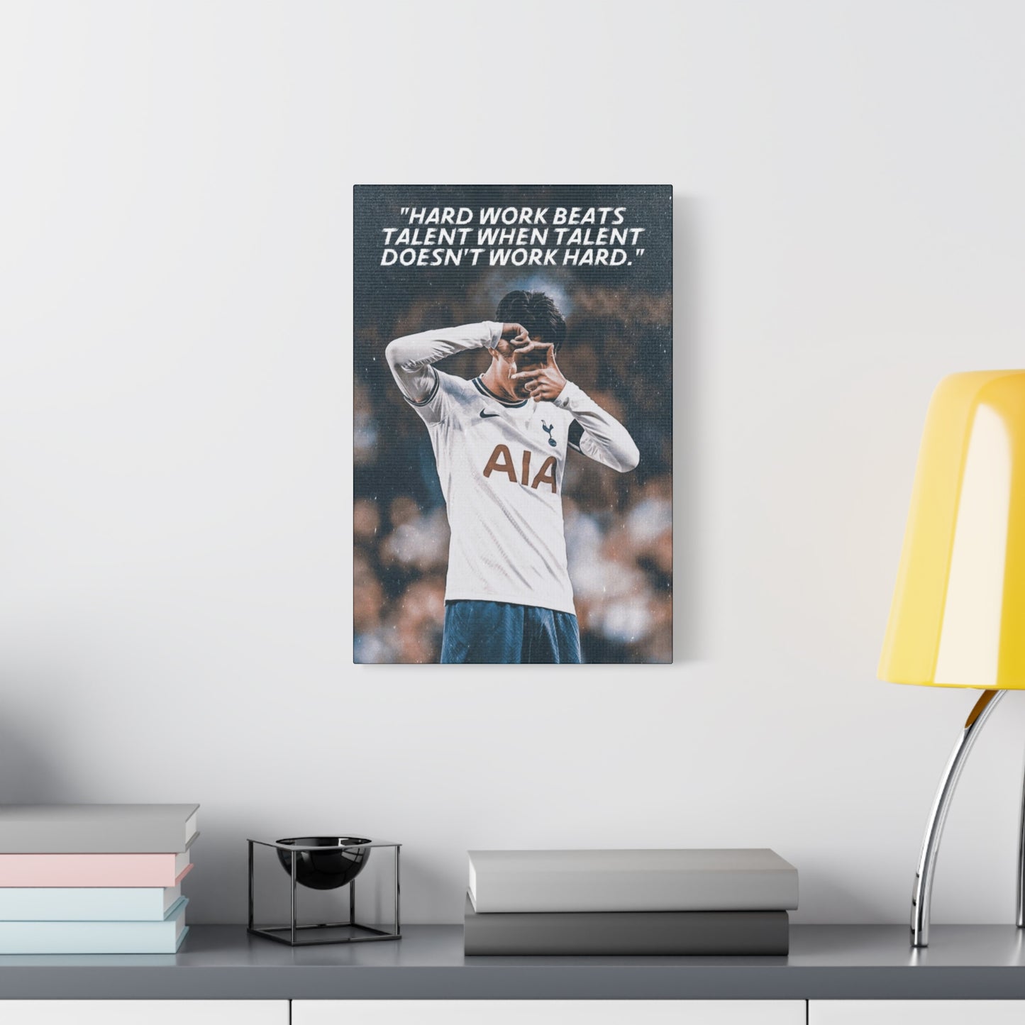 Heung Min Son Motivational Canvas