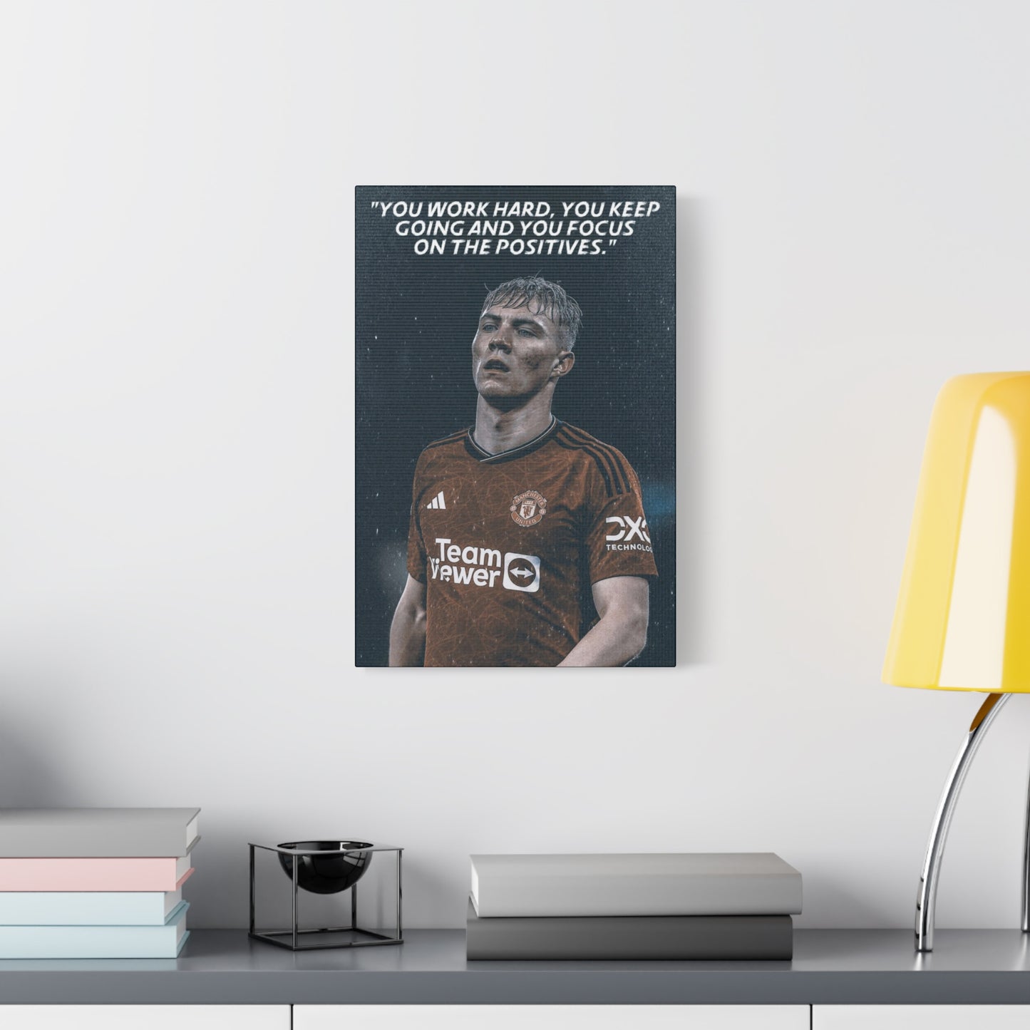 Rasmus Hojlund Motivational Canvas