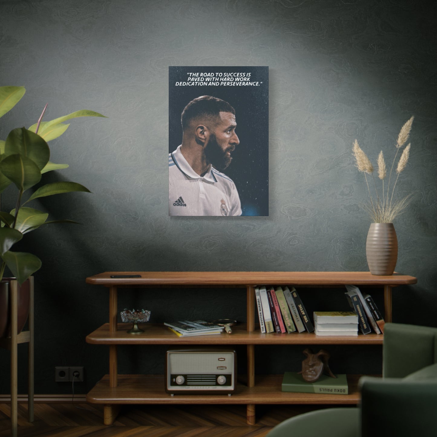 Karim Benzema Motivational Canvas