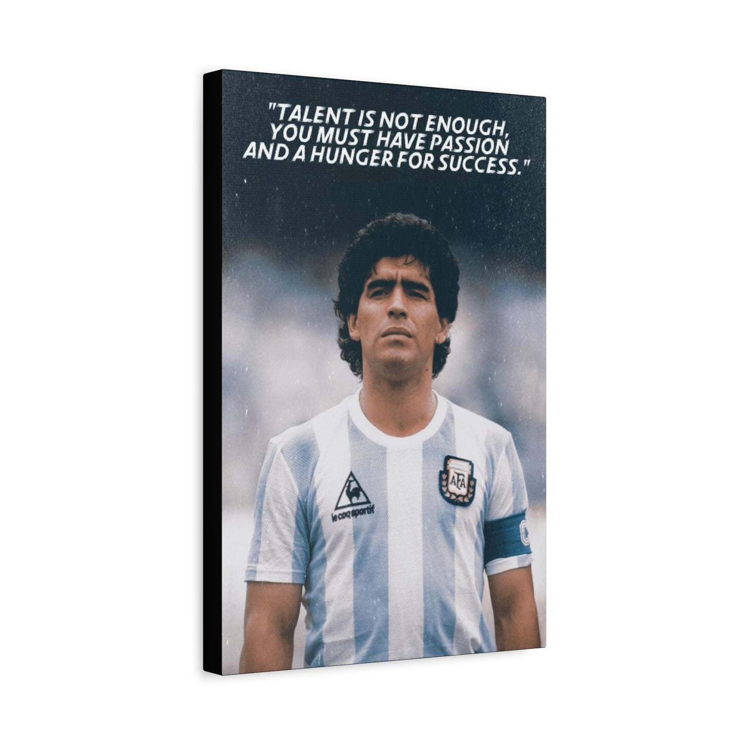 Diego Maradona Motivational Canvas