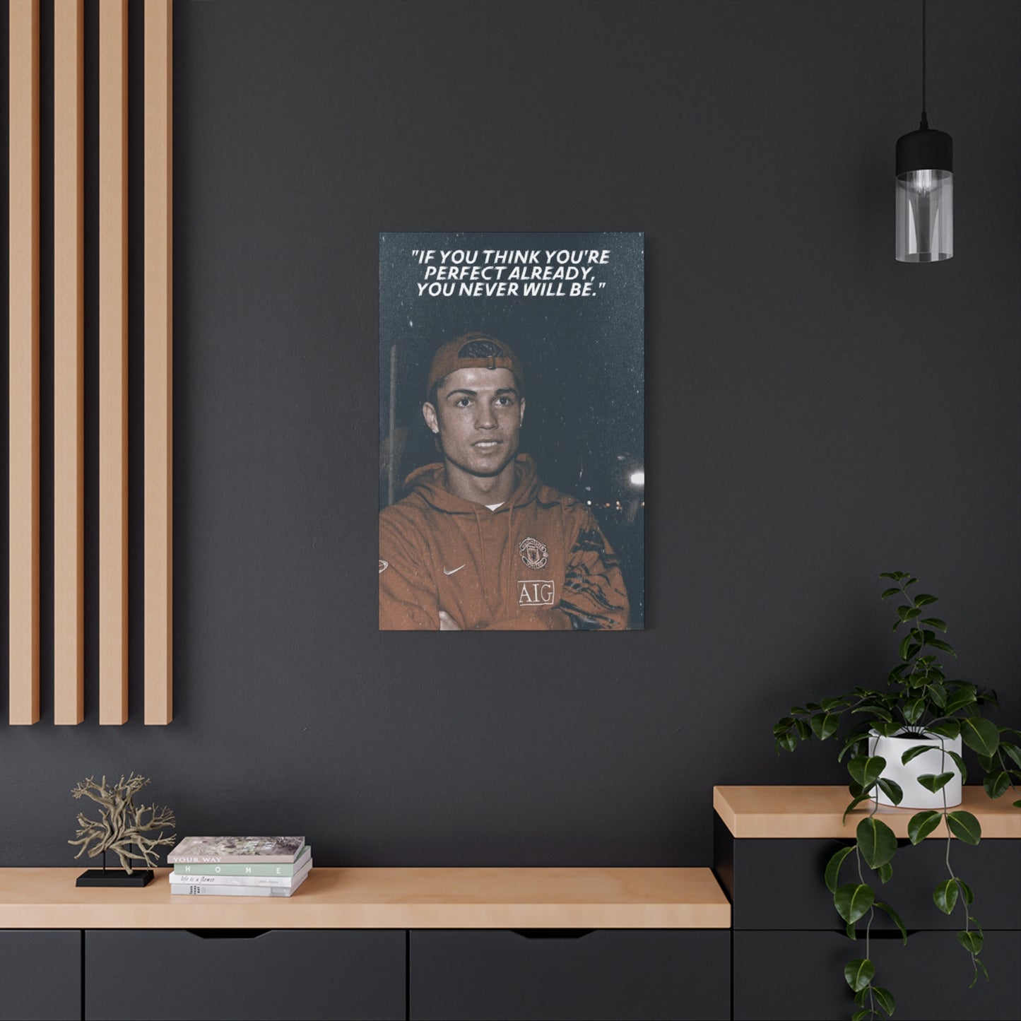 Cristiano Ronaldo Motivational Canvas
