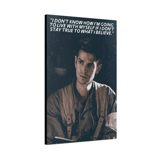 Desmond Doss Motivational Canvas