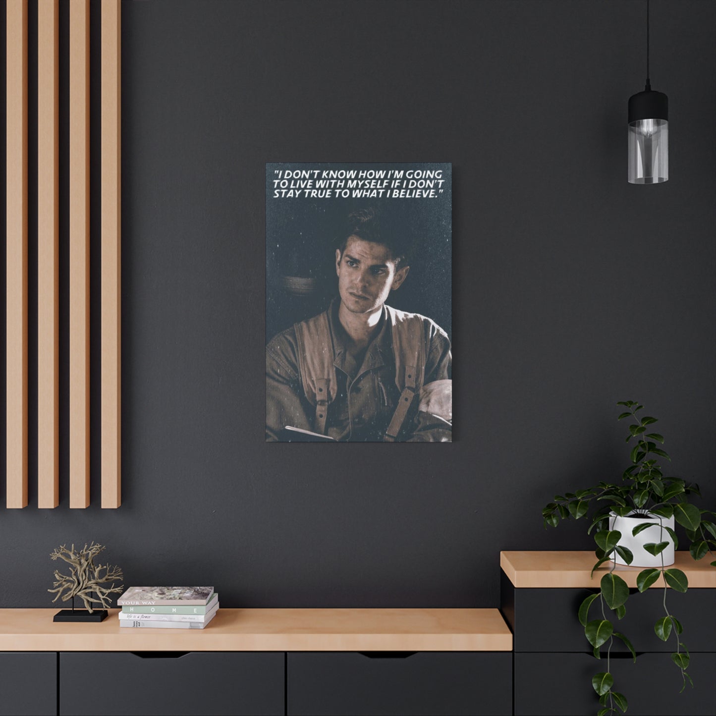 Desmond Doss Motivational Canvas