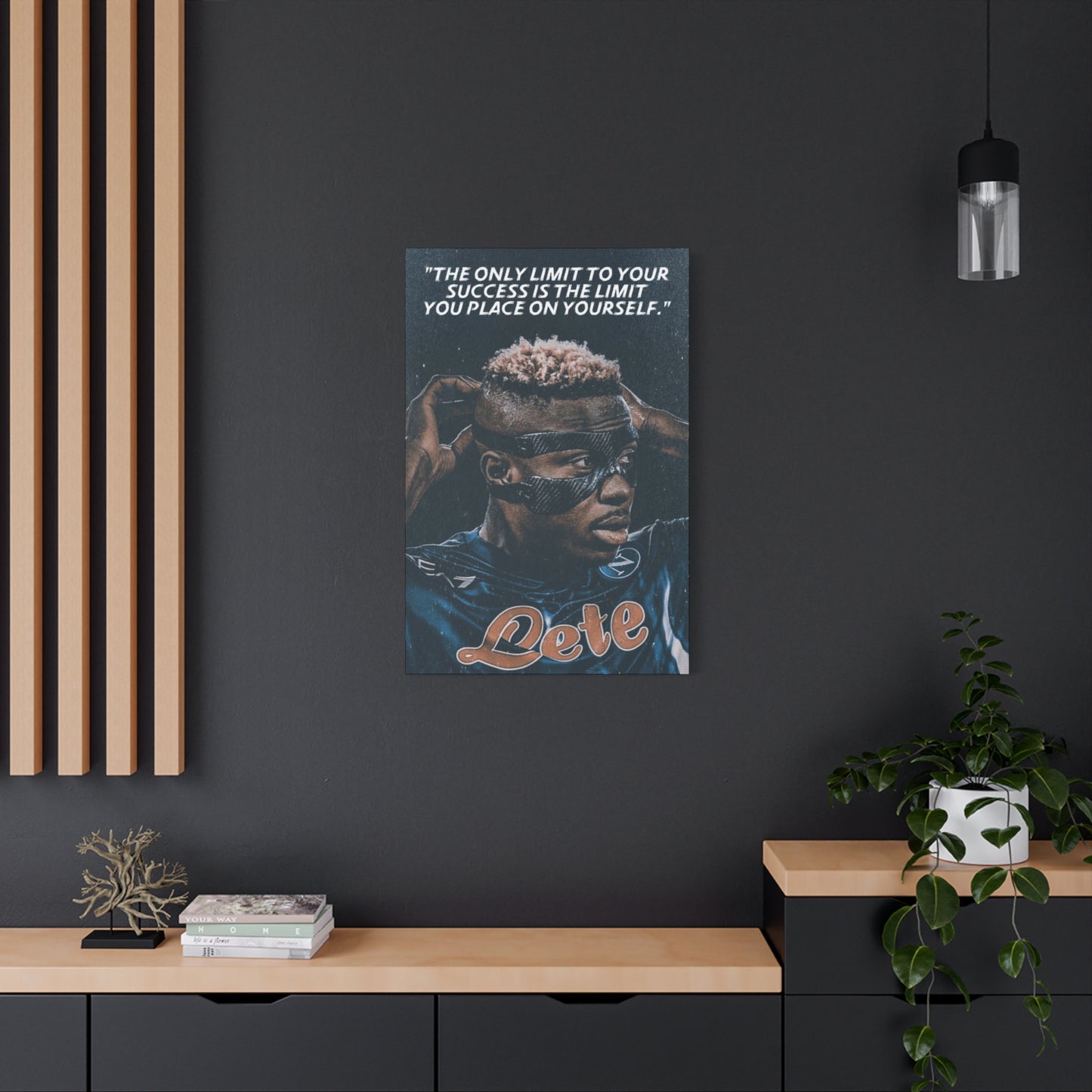 Victor Osimhen Motivational Canvas