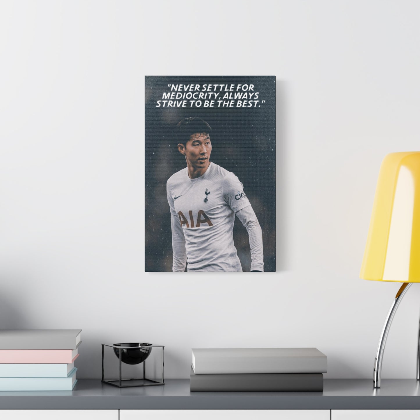 Heung Min Son Motivational Canvas