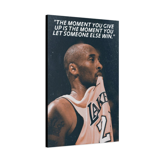 Kobe Bryant Motivational Canvas