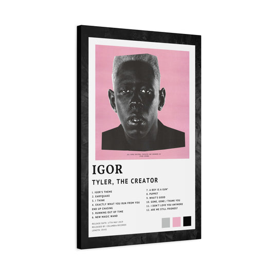 Tyler The Creator Album Cover Canvas - Igor