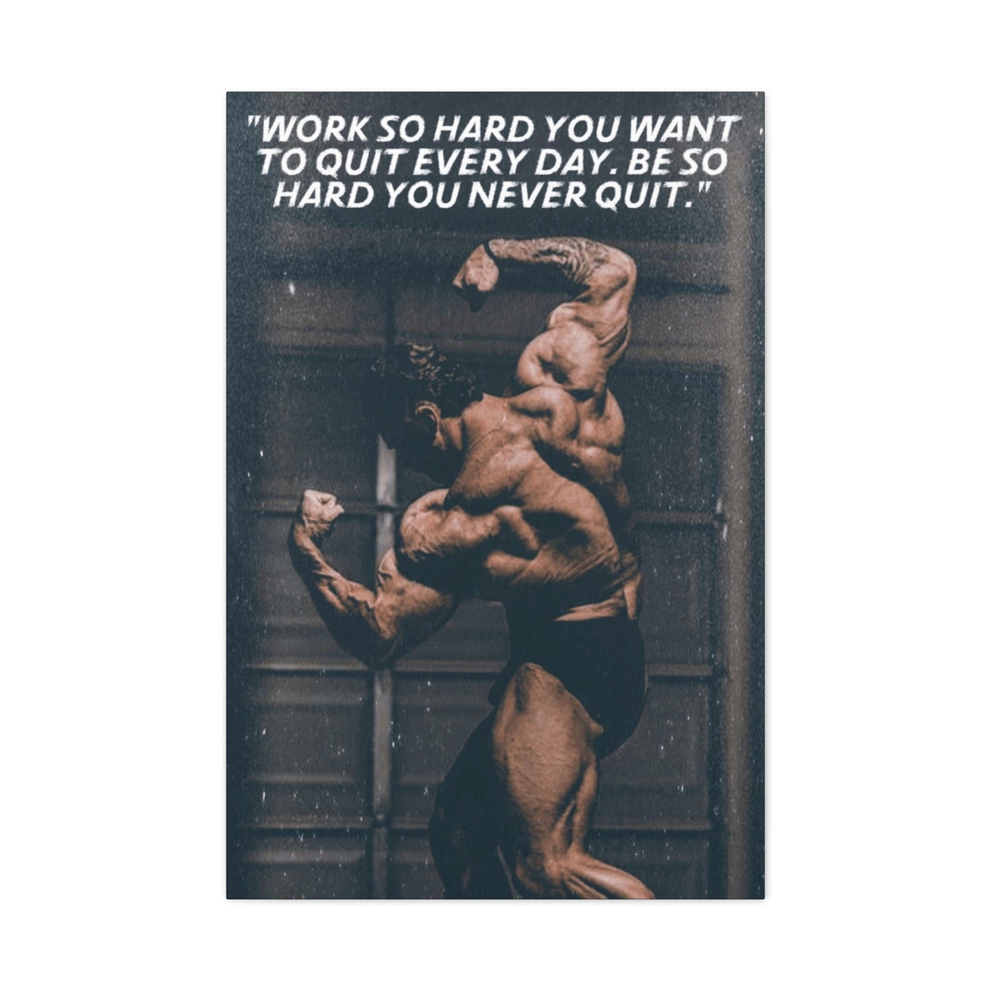 Chris Bumstead Motivational Canvas